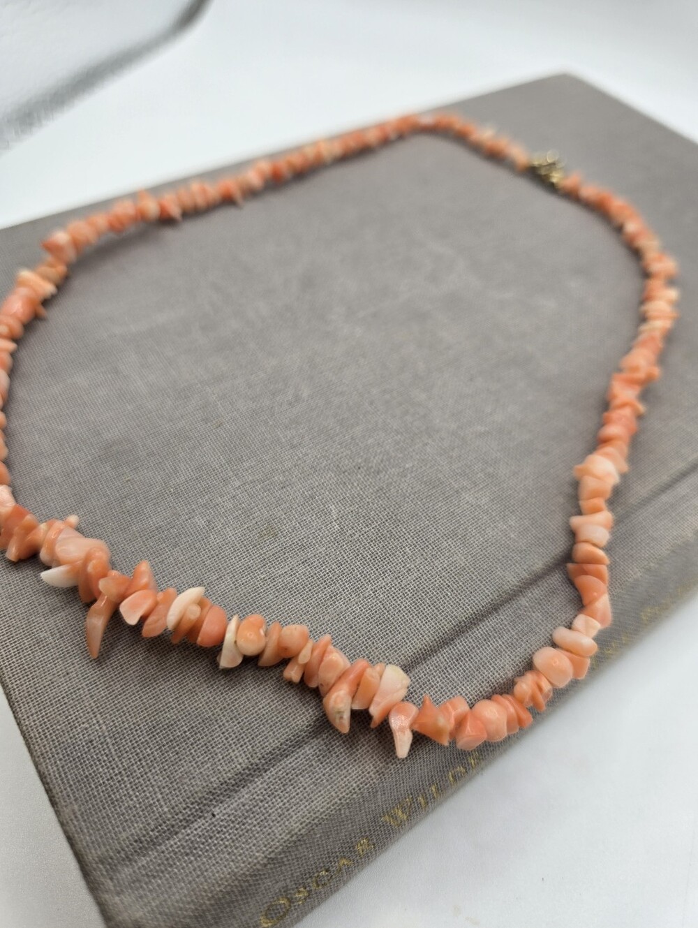 Pukka Shell Coral Chip Choker Necklace Y2k Beach Boho Mermaid Resort